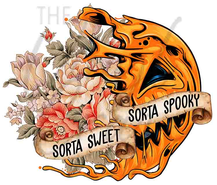 Sorta Sweet Pumpkin - UV DTF Decal