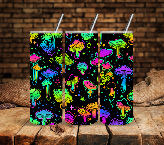 Psychedelic Mushrooms - Adhesive Vinyl Wrap