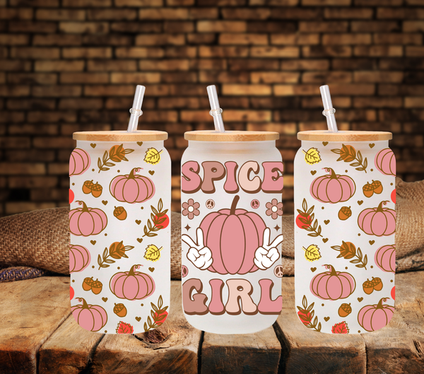 Spice Girl - UV DTF 16oz Libbey wrap