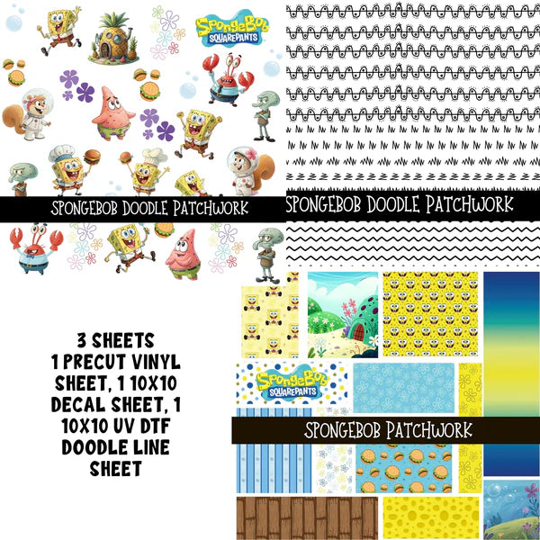 Sponge Doodle Patchwork Set