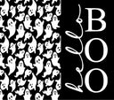 Hello Boo white UV DTF tumbler wraps