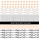 Spooky Movie Night Doodle Patchwork Set