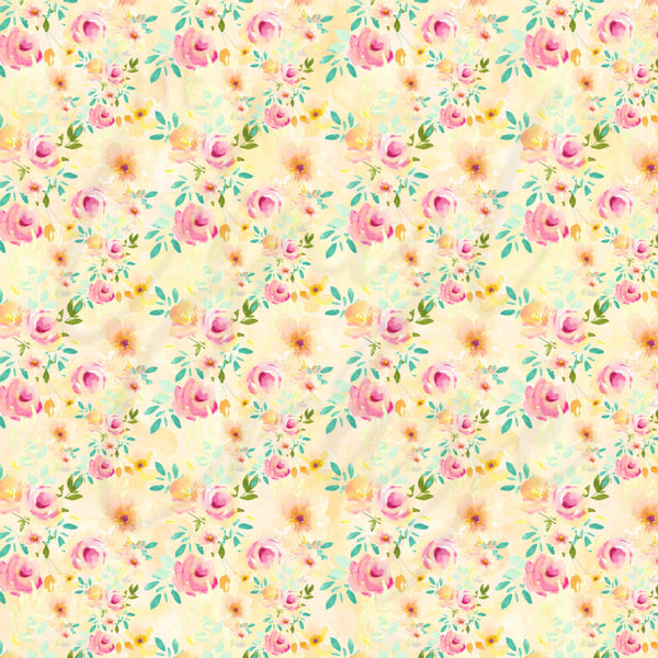 Spring Flower Collection - Adhesive Vinyl Sheets