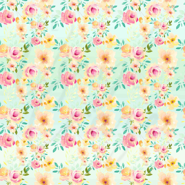 Spring Flower Collection - Adhesive Vinyl Sheets