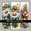 Spring panels - UV DTF Decal sheets 12 Designs to choose from