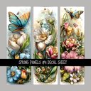 Spring panels - UV DTF Decal sheets 12 Designs to choose from