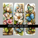 Spring panels - UV DTF Decal sheets 12 Designs to choose from
