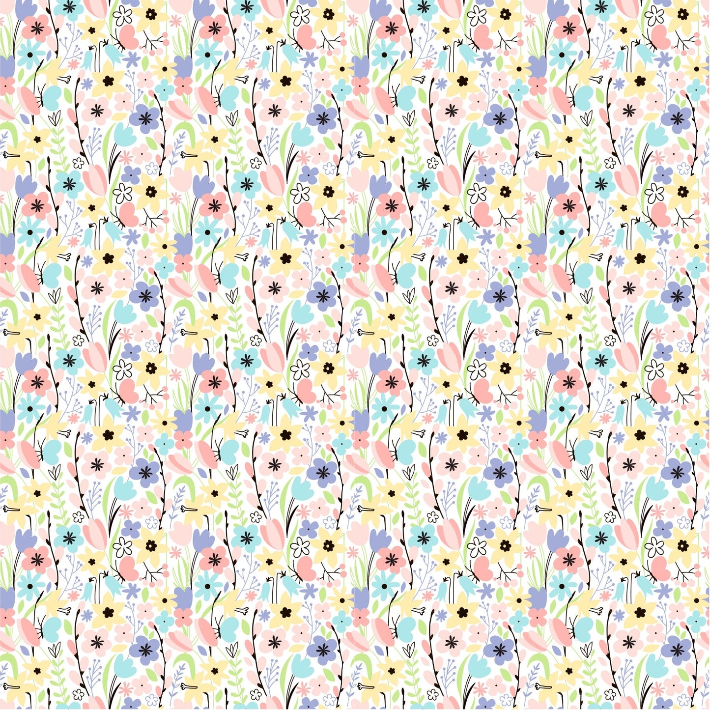 Spring Blossom Background - Adhesive Vinyl Sheets