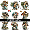 Springtime Haire - UV DTF Decal sheets