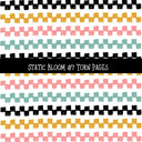 Static Bloom Torn Pages UV DTF Decal sheets 10 designs available
