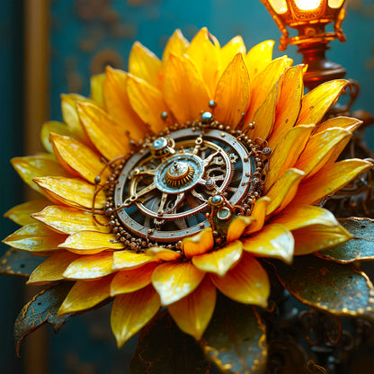 Steampunk Mechanical Sunflowers - Adhesive Vinyl Wraps
