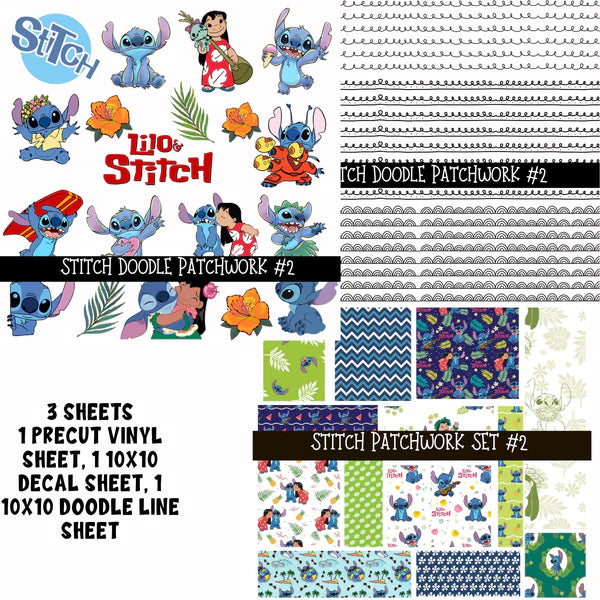Stitch Doodle Patchwork (2 variants)