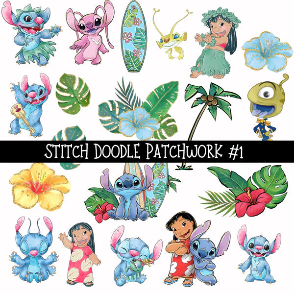 Stitch Doodle Patchwork (2 variants)