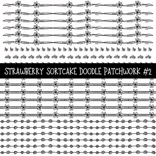 Strawberry Shortcake Doodle Patchwork