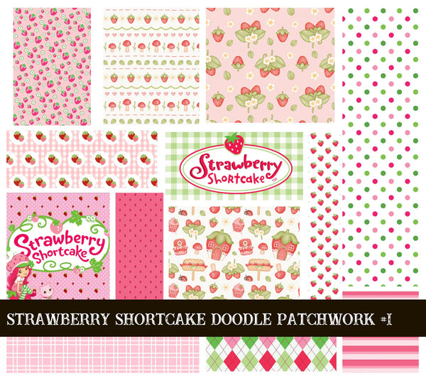 Strawberry Shortcake Doodle Patchwork