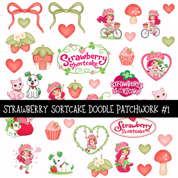 Strawberry Shortcake Doodle Patchwork