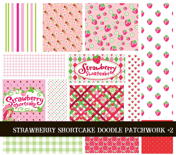 Strawberry Shortcake Doodle Patchwork