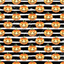 Striped Jack-o-Lanterns - Adhesive Vinyl 12x12 Sheet