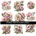 Stronger than the Storm Torn pages and Flowers UV DTF Decal sheets