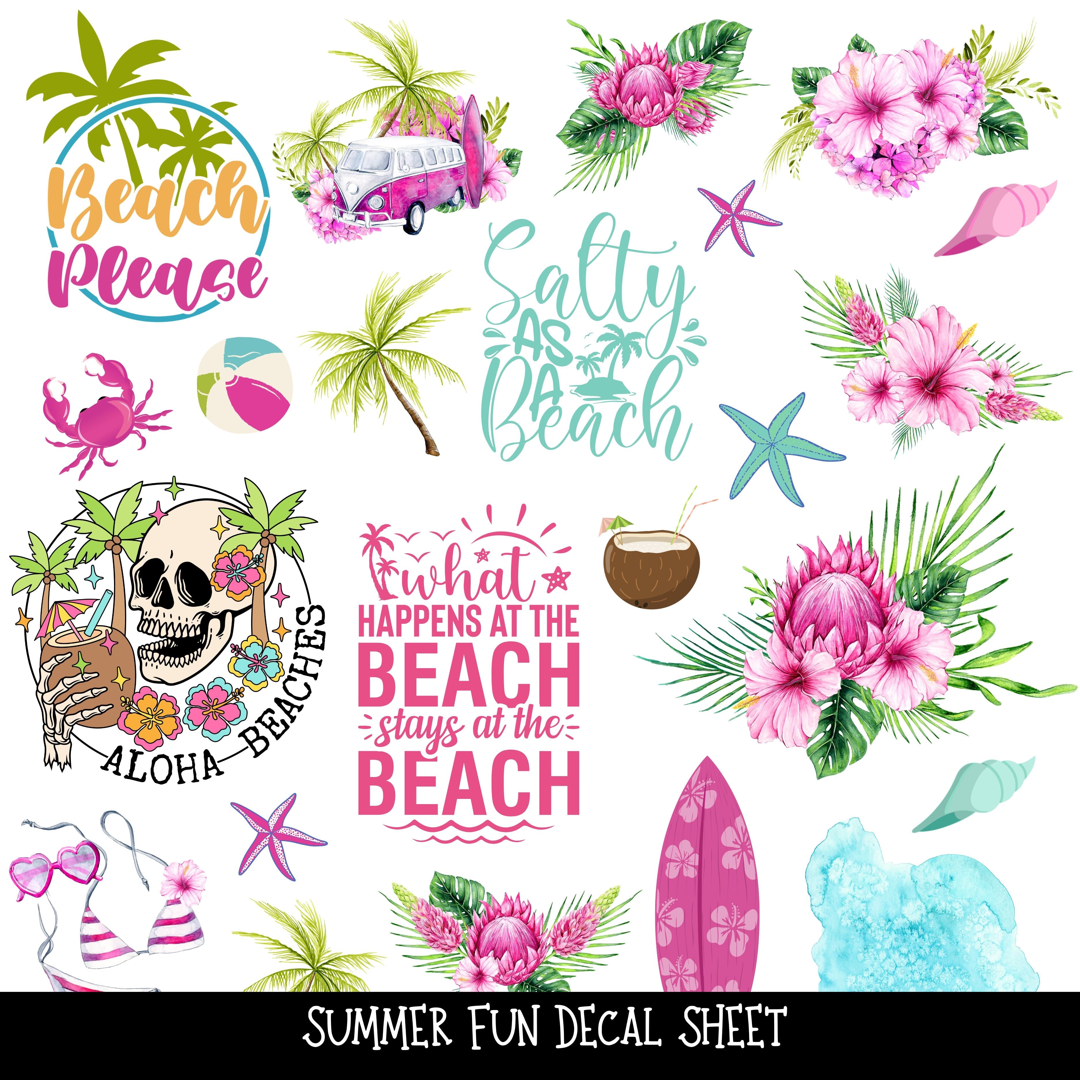 Summer Fun UV DTF Decal sheets – 3D Undercover