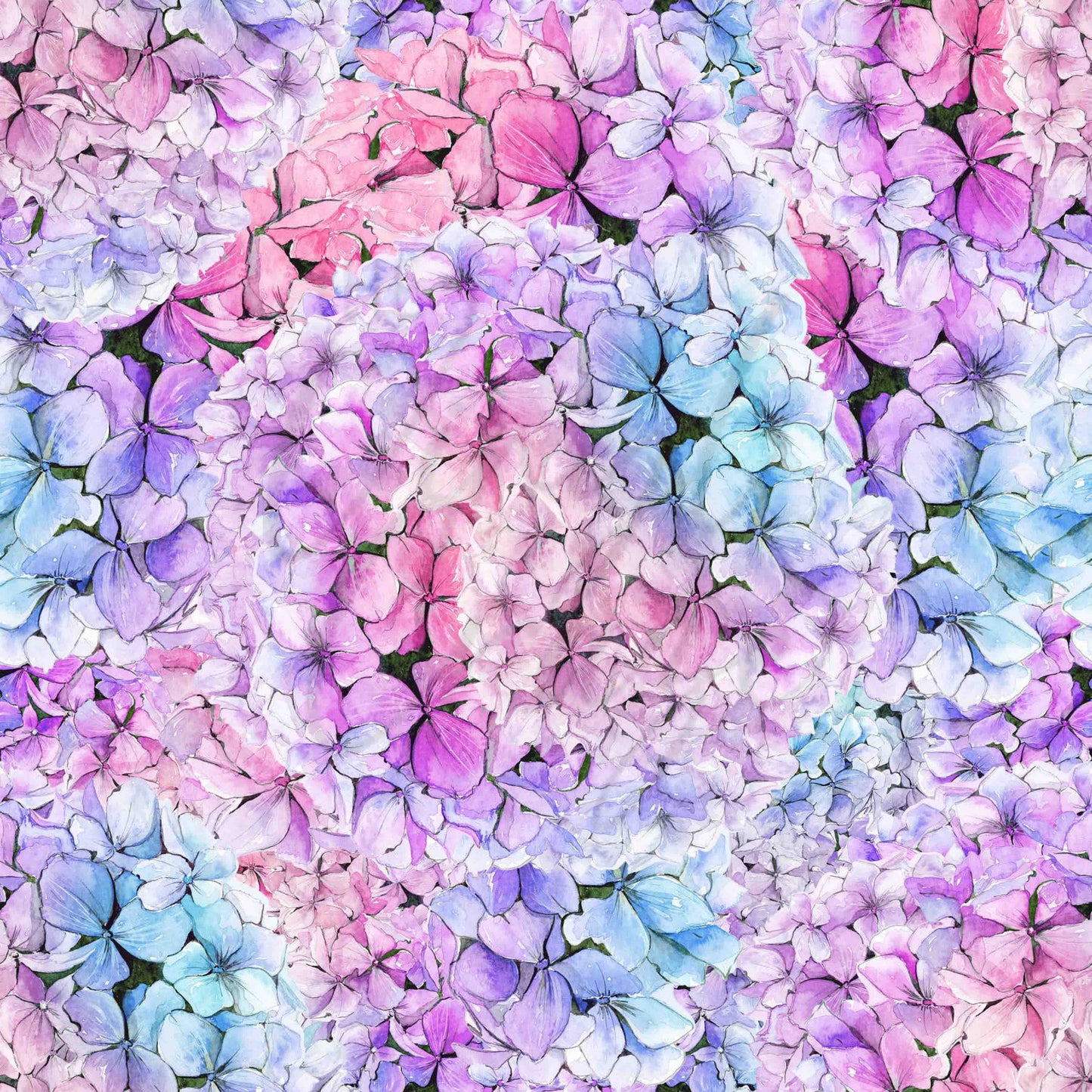 Summer Hydrangeas - Adhesive Vinyl Sheets