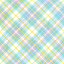 Summer Pastel Tartan - Adhesive Vinyl Sheets
