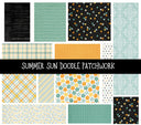 Summer Sun Doodle Patchwork Set