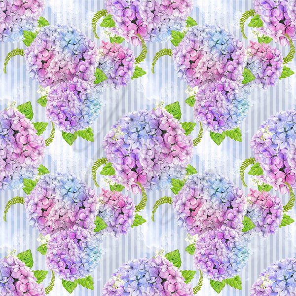Summer Hydrangeas - Adhesive Vinyl Sheets
