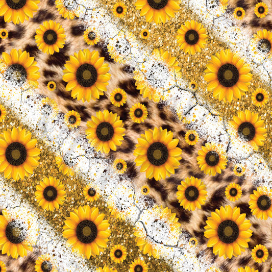 Sunflower Animal Stripes - Adhesive Vinyl Sheets