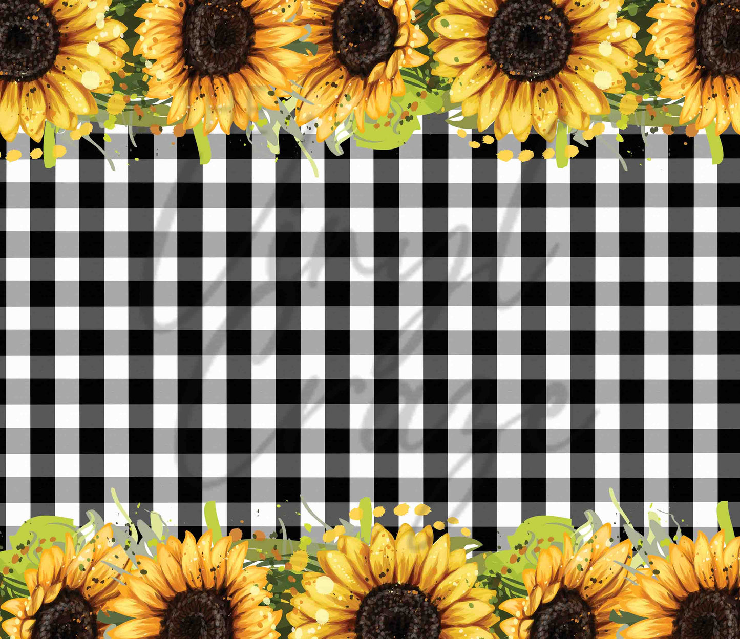 Sunflower Plaid - Adhesive Vinyl Wrap