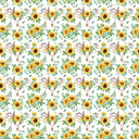 Sunflowers And Bull Skulls - Adhesive Vinyl Sheets