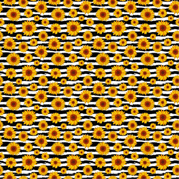 Sunflower Stripe - Adhesive Vinyl Sheets