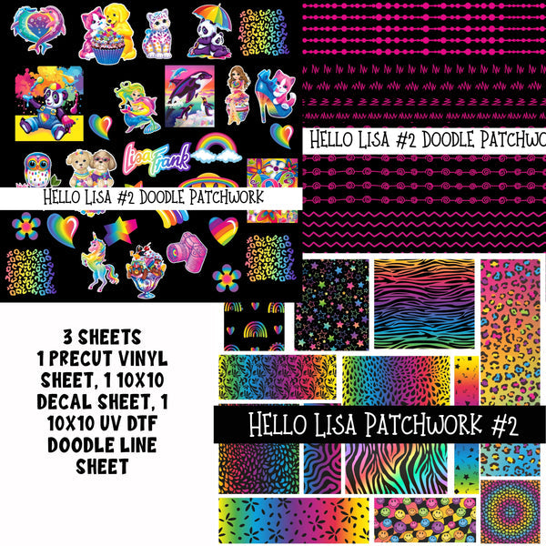 Hello Lisa Shortcake Doodle Patchwork