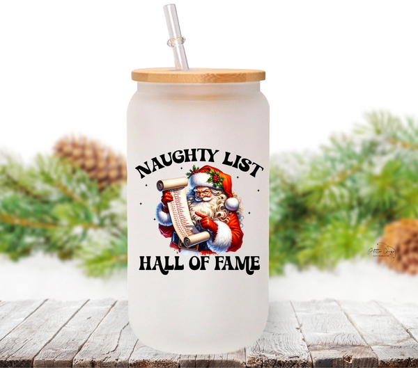 Naughty List Hall of fame - UV DTF Decal
