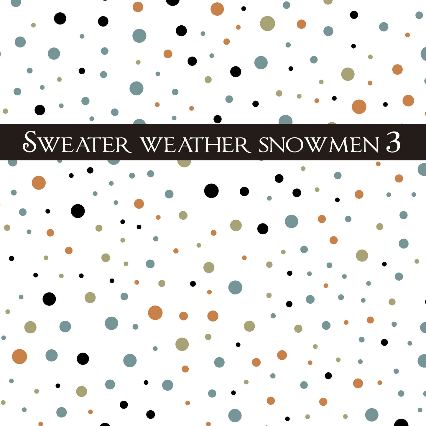 Sweater weather snowmen UV DTF Decal Sheets 5 design options