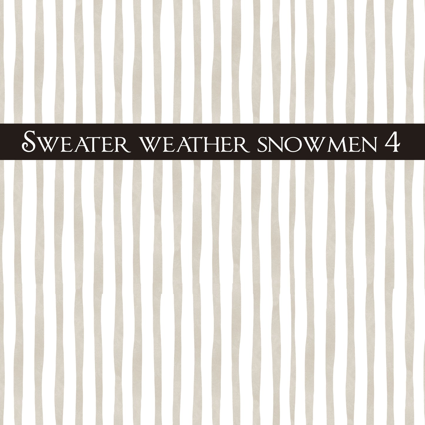 Sweater weather snowmen UV DTF Decal Sheets 5 design options