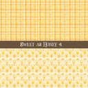 Sweet as Honey Duo precut vinyl sheet- 2 coordinating patterns on one sheet (4 Variants)