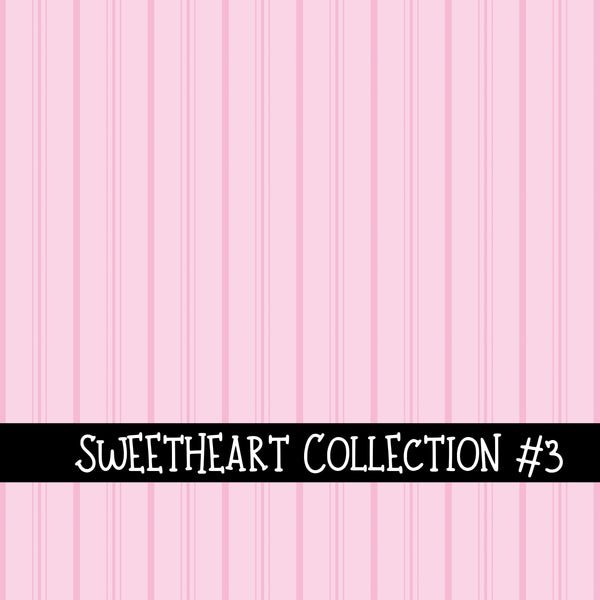 Sweetheart Collection  Collection vinyl sheets 12 Patterns to choose from