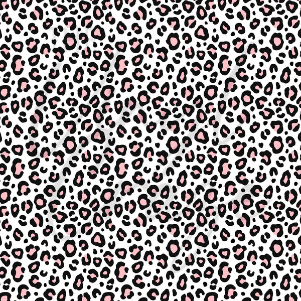 Tammy's Bougie Pink Leopard - Adhesive Vinyl Sheets