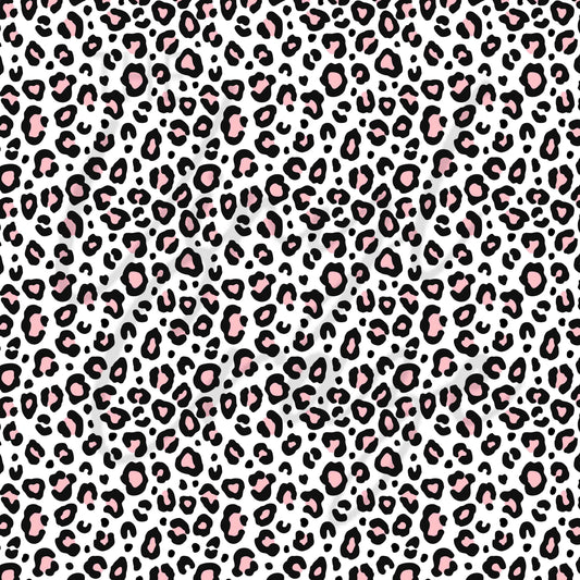 Tammy's Bougie Pink Leopard - Adhesive Vinyl Sheets