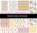 Teacher Doodle Patchwork Set