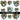 Teal Leopard Hearts UV Decal sheets 3 to choose from