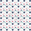 Teal, Navy and Pink Florals - Adhesive Vinyl Sheets