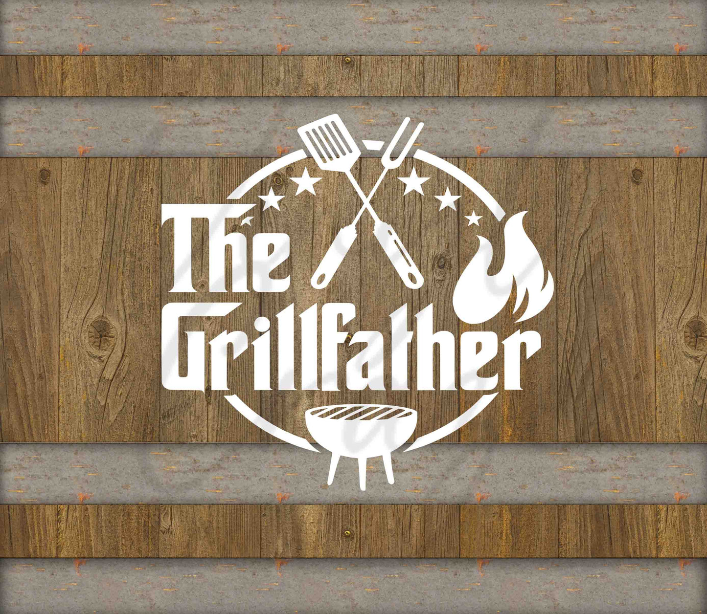 The Grillfather - Adhesive Vinyl Wrap