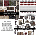 The Nun Doodle Patchwork Set