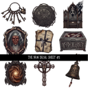 The Nun   - UV DTF Decal sheet 4 variants