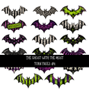 The ghost with the Most Torn Pages UV DTF Decal sheets 8 Designs available