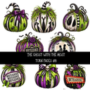 The ghost with the Most Torn Pages UV DTF Decal sheets 8 Designs available