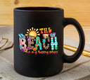 The beach is my happy place - UV DTF Decal