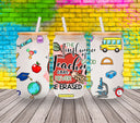 The Influence of a Teacher - UV DTF 16oz Libbey wrap